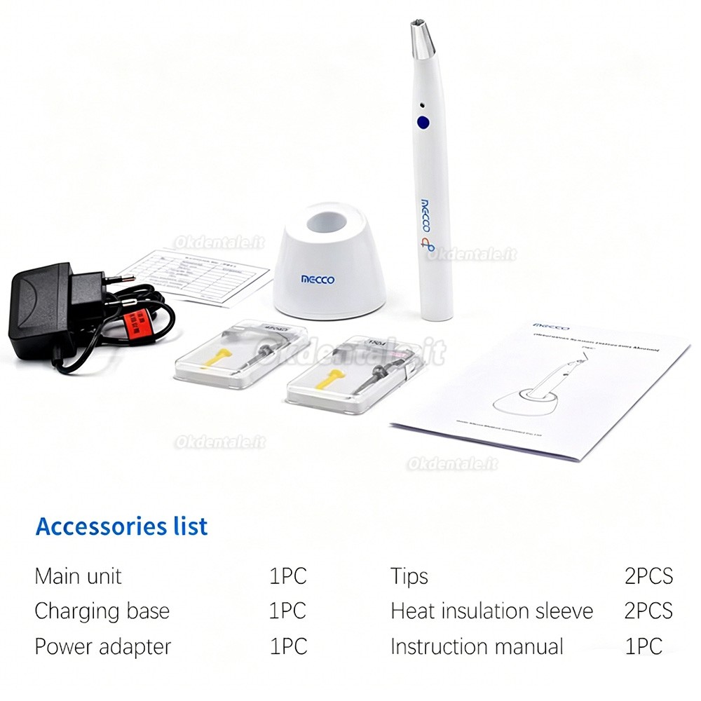 Stylo d'obturation dentaire Mecoo P&G, coupe-gutta-percha et stylo chauffant